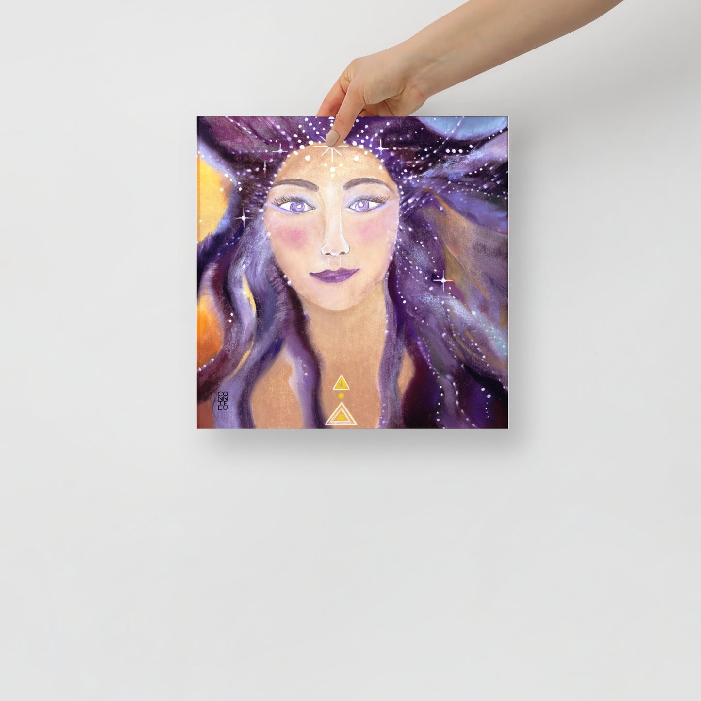 She Wears a Starry Crown Poster