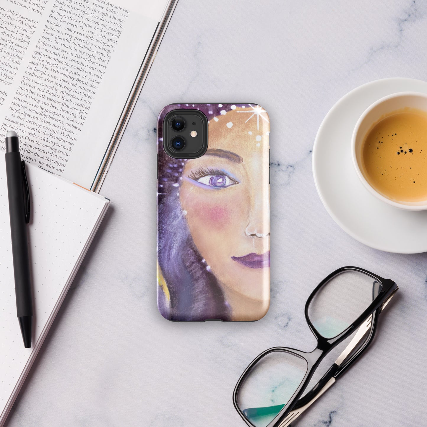 She Wears a Starry Crown Tough Case for iPhone®