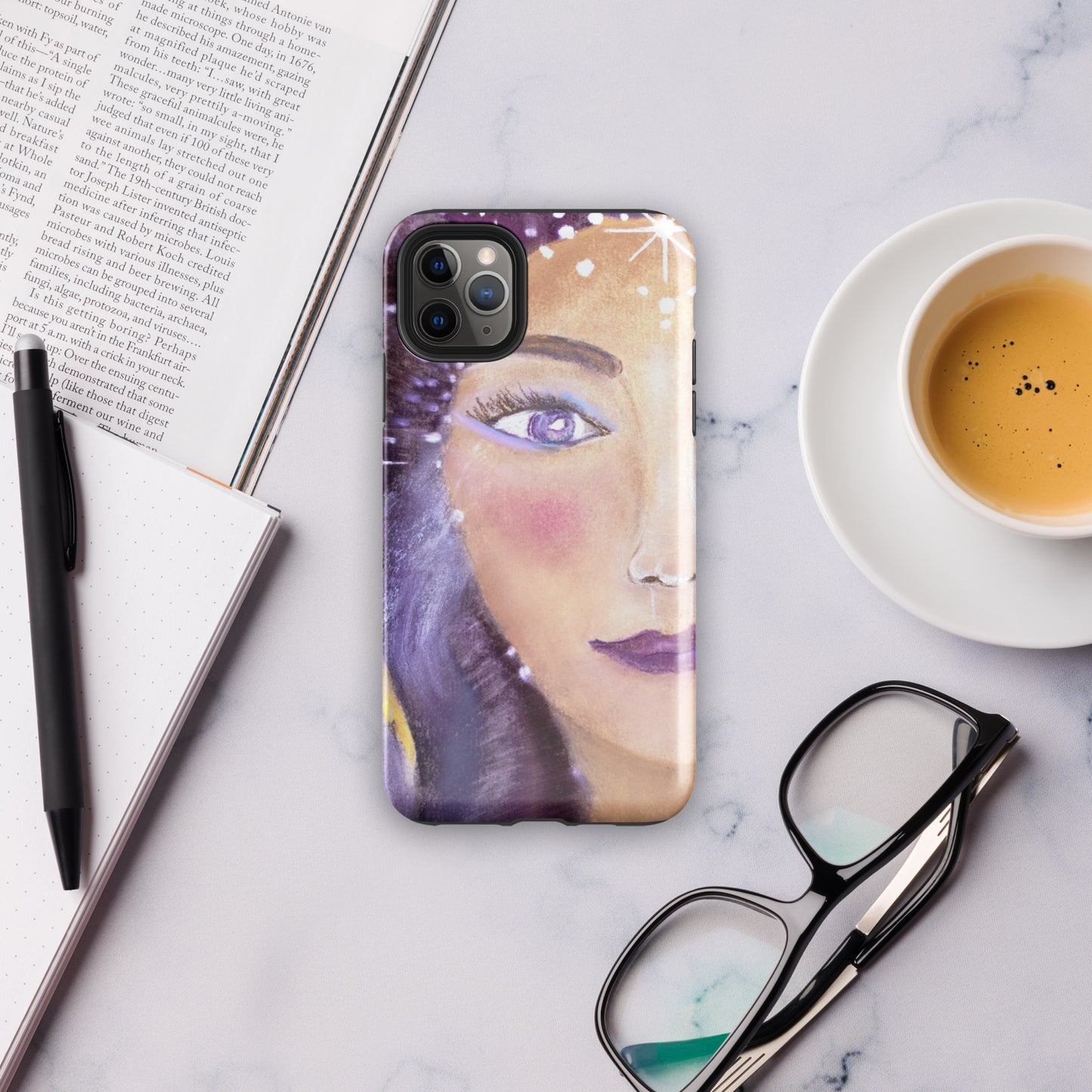 She Wears a Starry Crown Tough Case for iPhone®