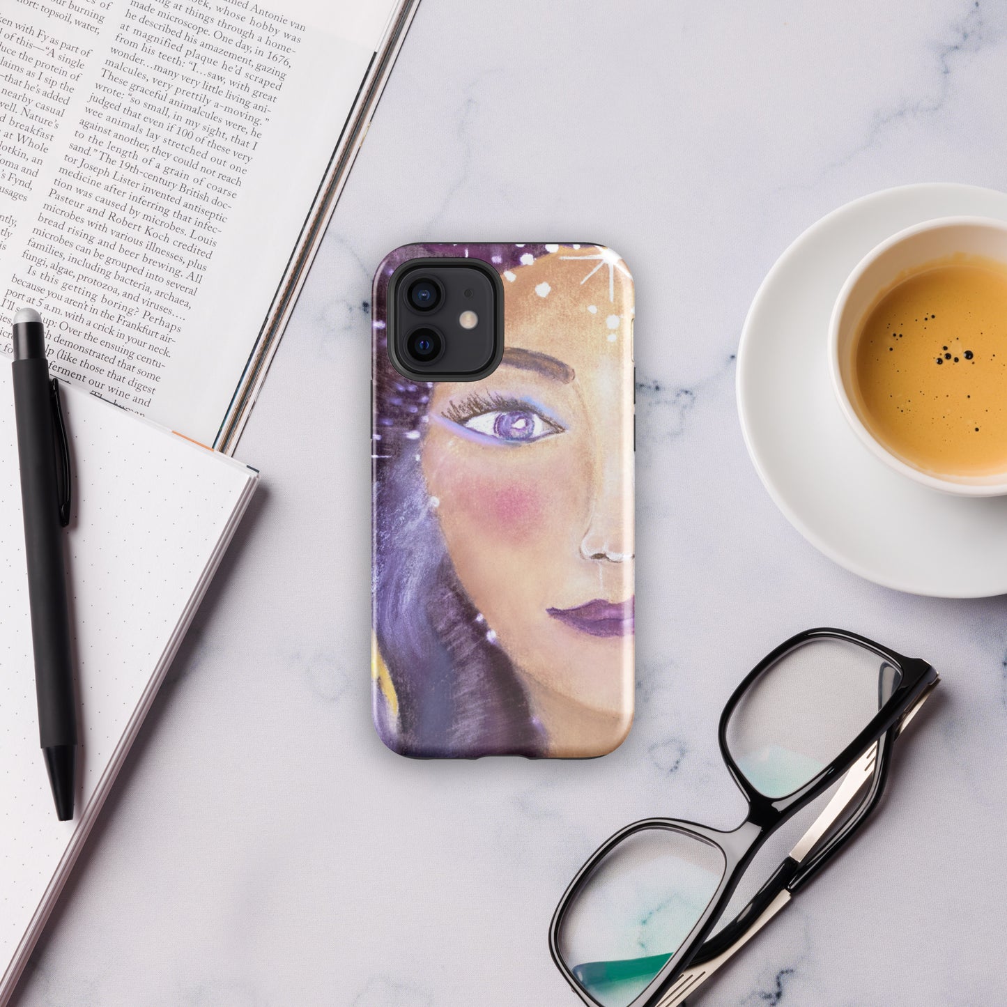 She Wears a Starry Crown Tough Case for iPhone®