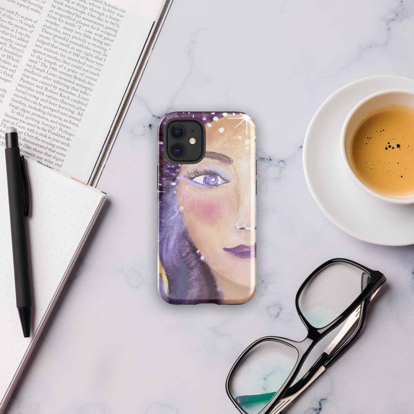 She Wears a Starry Crown Tough Case for iPhone®