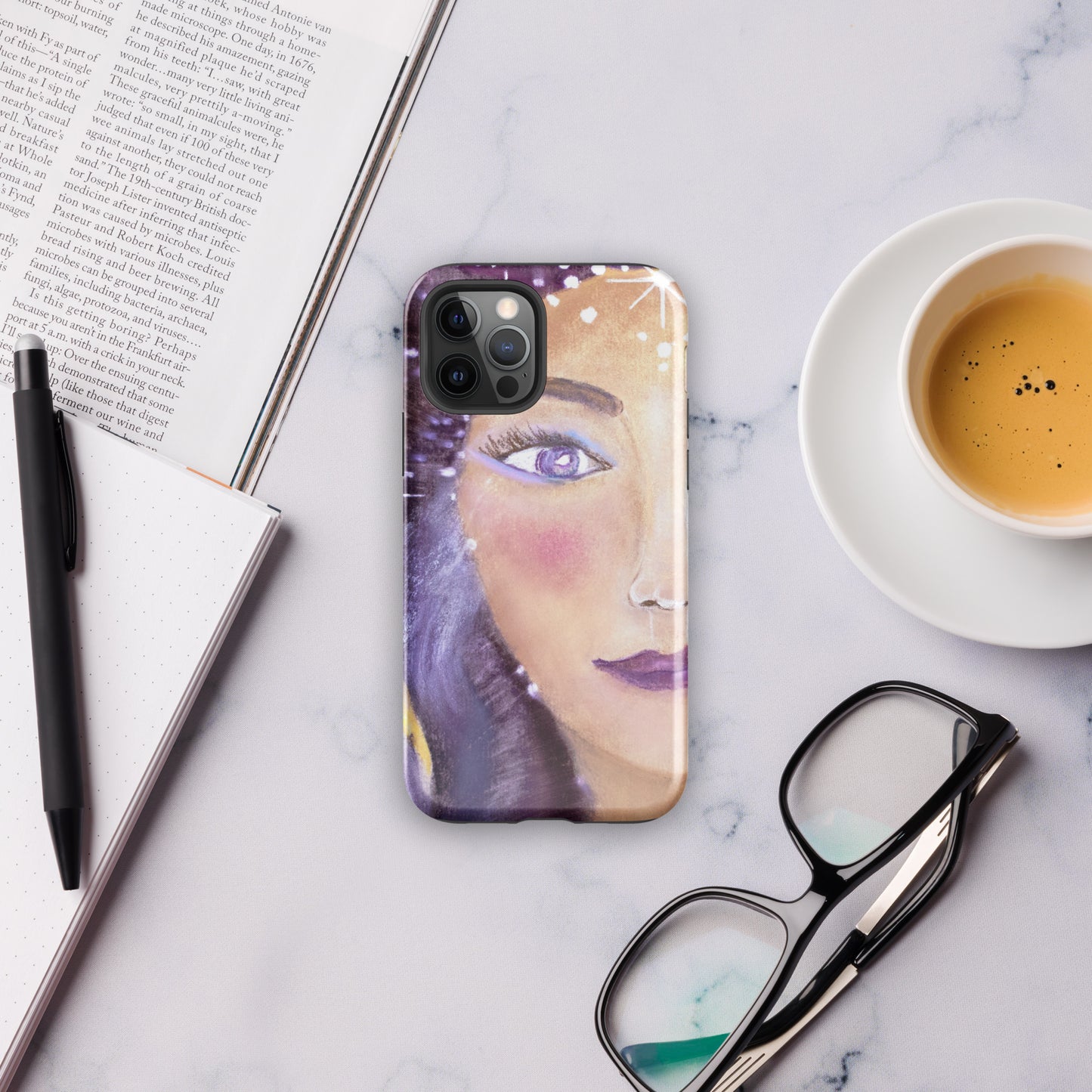 She Wears a Starry Crown Tough Case for iPhone®