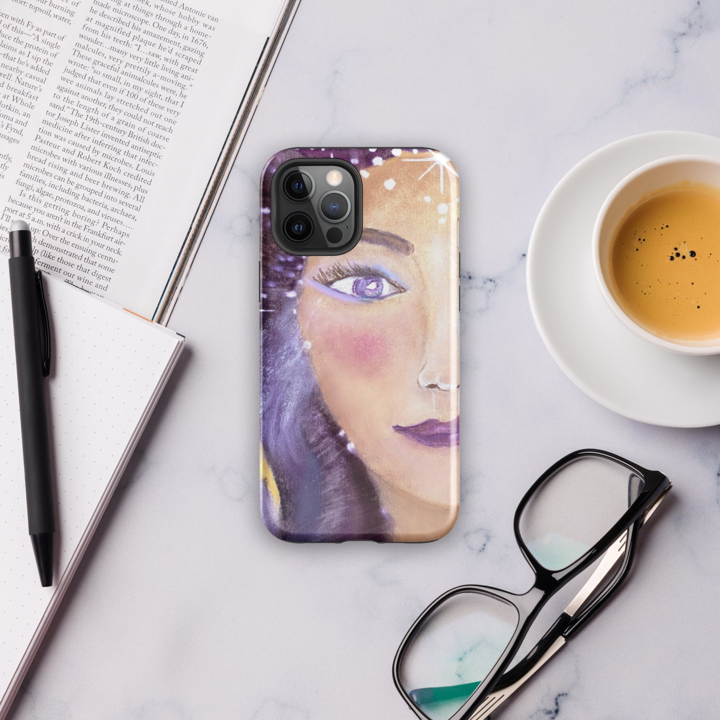 She Wears a Starry Crown Tough Case for iPhone®