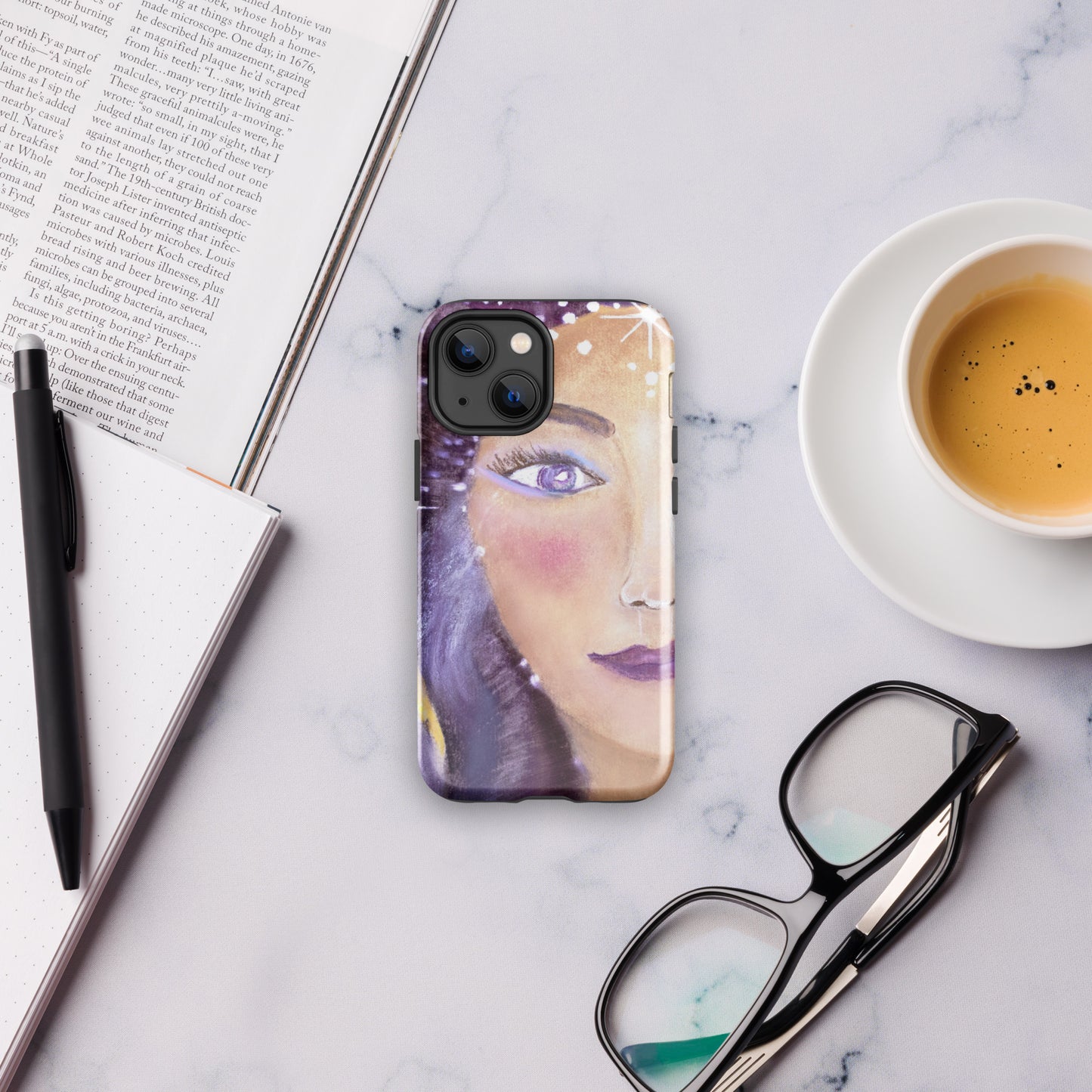 She Wears a Starry Crown Tough Case for iPhone®