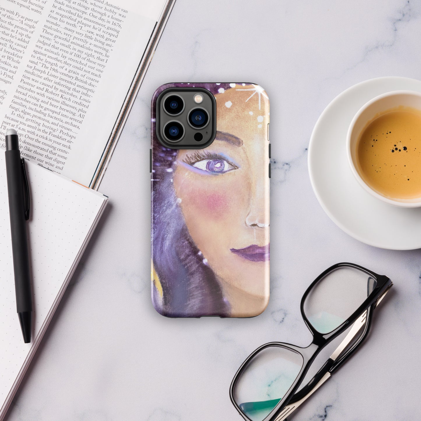 She Wears a Starry Crown Tough Case for iPhone®