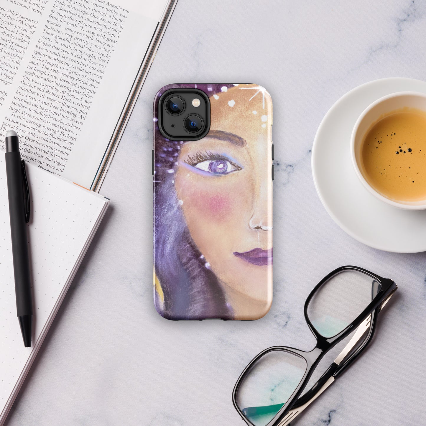 She Wears a Starry Crown Tough Case for iPhone®