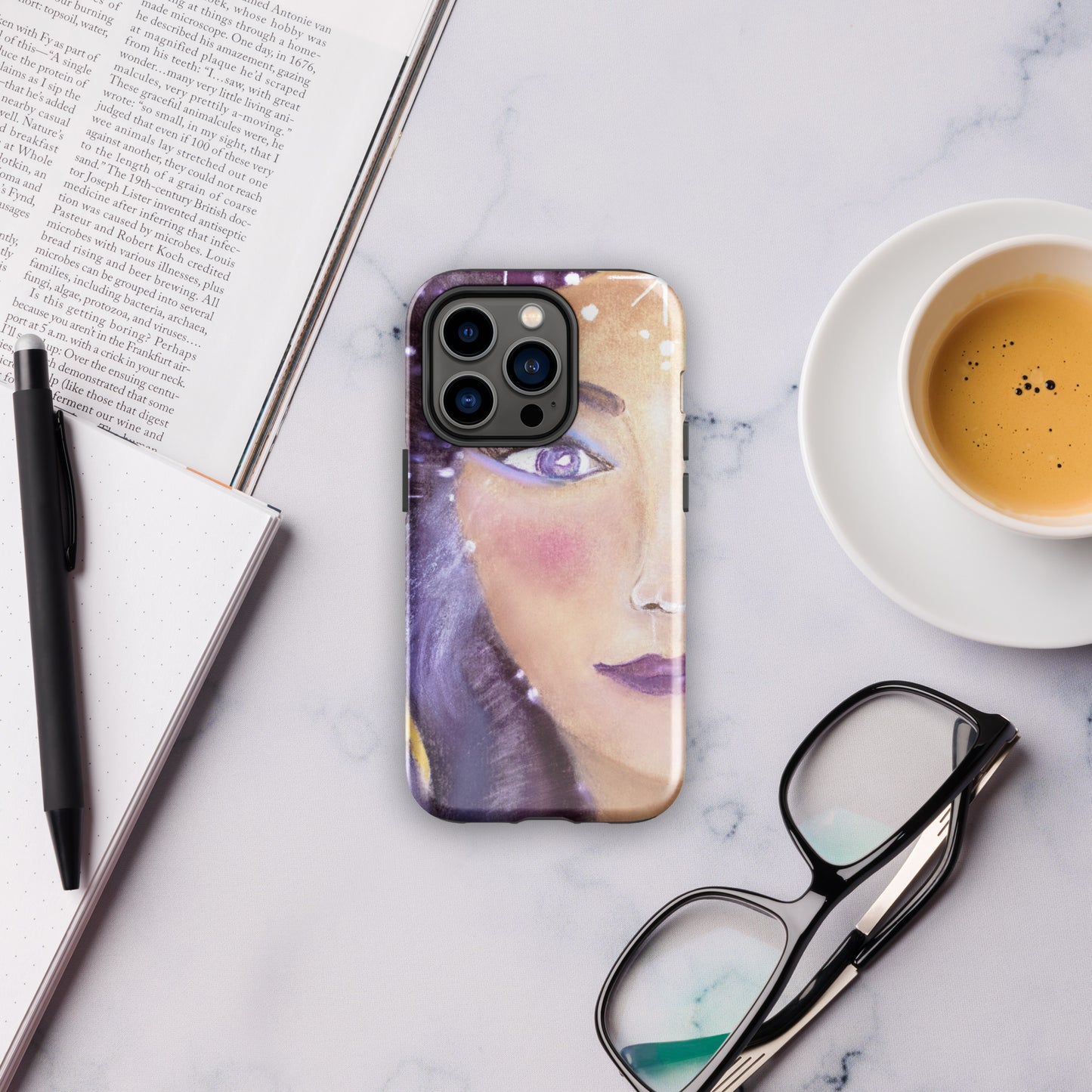 She Wears a Starry Crown Tough Case for iPhone®