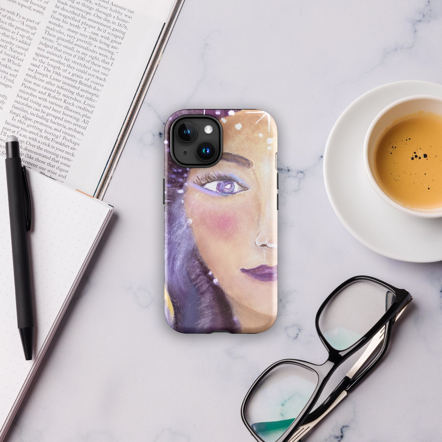 She Wears a Starry Crown Tough Case for iPhone®