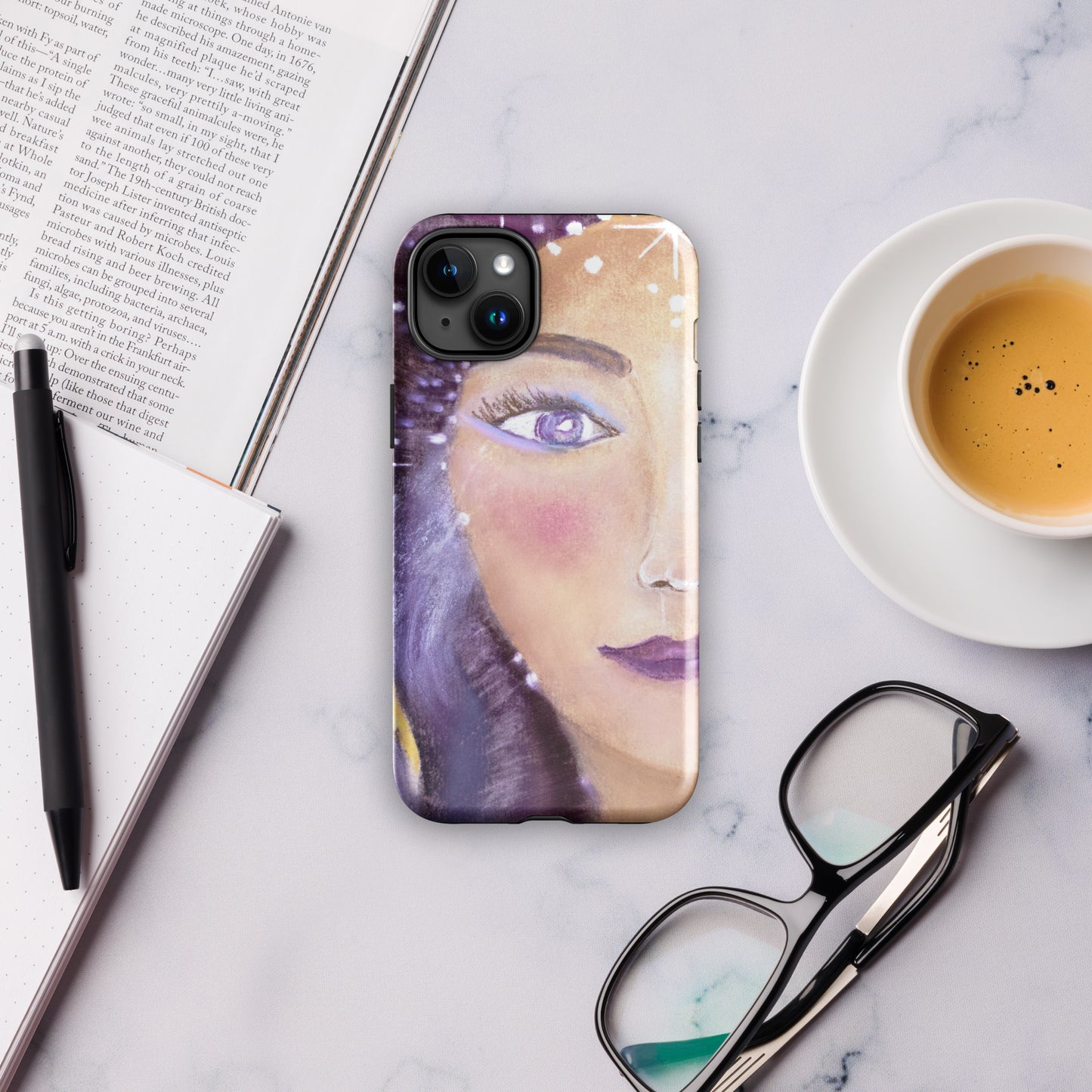 She Wears a Starry Crown Tough Case for iPhone®