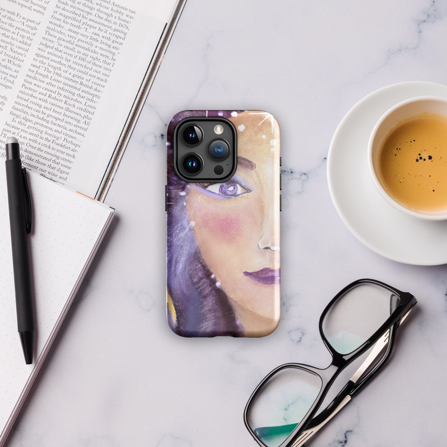 She Wears a Starry Crown Tough Case for iPhone®