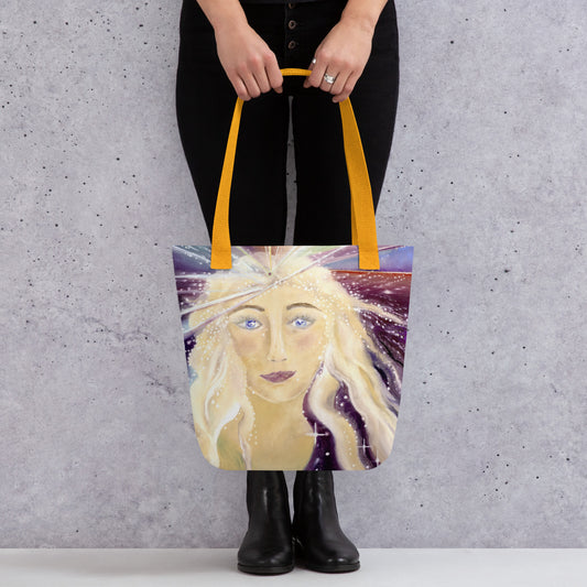 Goddess of Light Tote bag