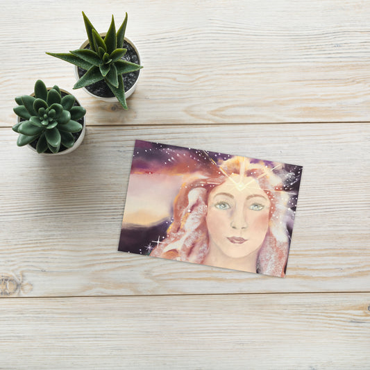 Celtic Goddess Brigit Note card