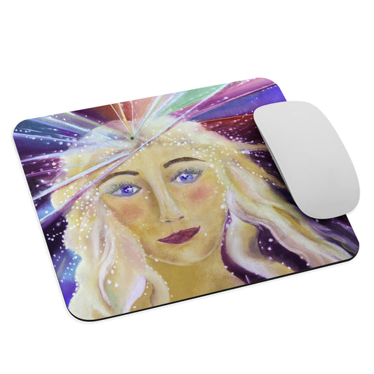 Goddess of Light Mouse Pad