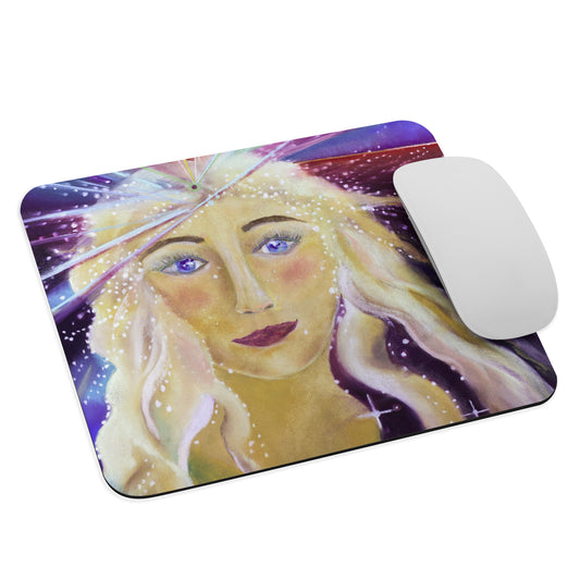 Goddess of Light Mouse pad