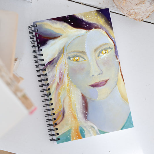 Unmasked Spiral notebook