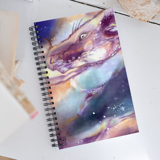 Cosmic Dragon Spiral Notebook